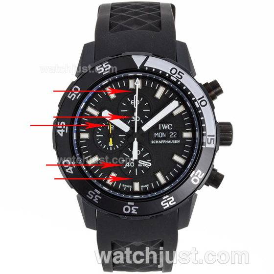 Fake IWC Aquatimer Chronograph Edition Galapagos Islands Replica Watch