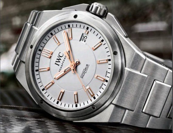 IWC Ingenieur - white dial - reclining