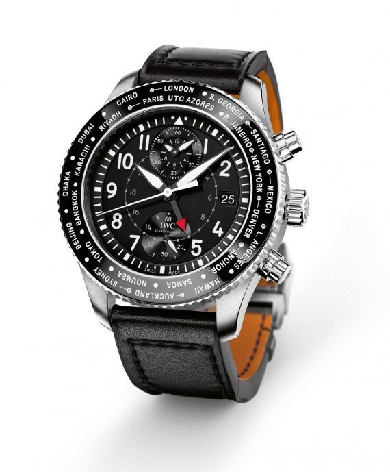 IWC Pilot's Watch Timezoner Chronograph - angle