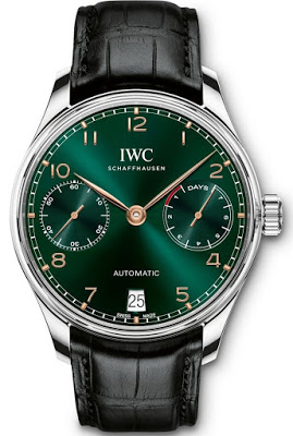 IWC Schaffhausen with green dial